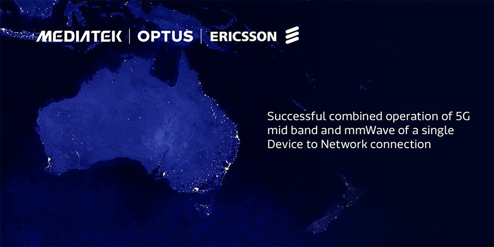 Optus, Ericsson and MediaTek successfully trial 5G NR-DC in Australia