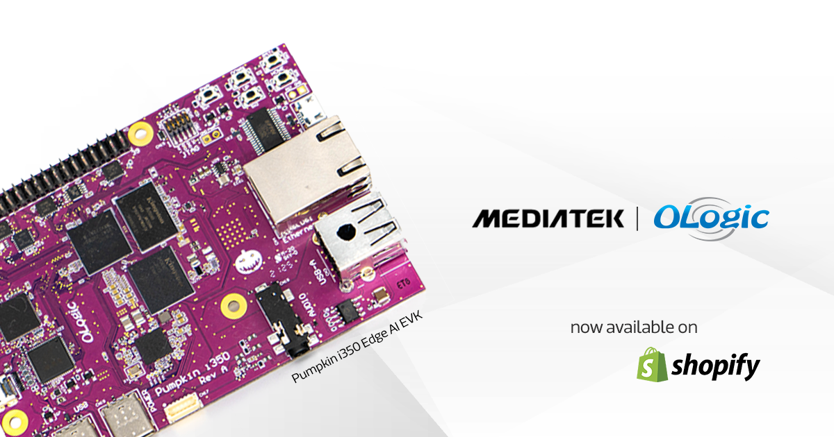 OLogic and MediaTek introduce the Pumpkin i350 Edge AI EVK