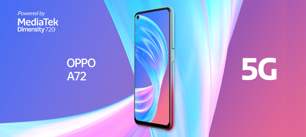 OPPO A72 5G powered by Dimensity 720