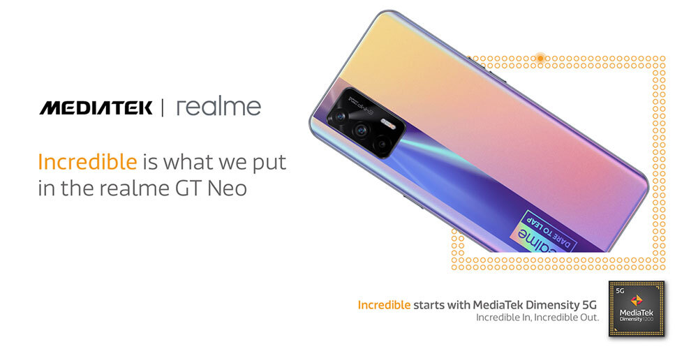 realme GT Neo powered by MediaTek Dimensity 1200